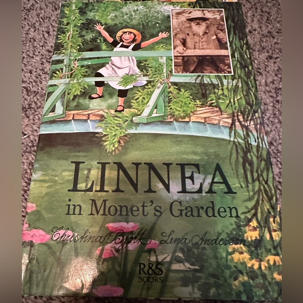 Linnea in Monet's Garden Children's book  1992